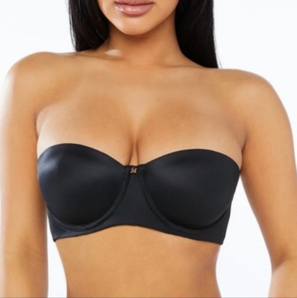 Savage X Fenty Black Strapless Underwire Bra